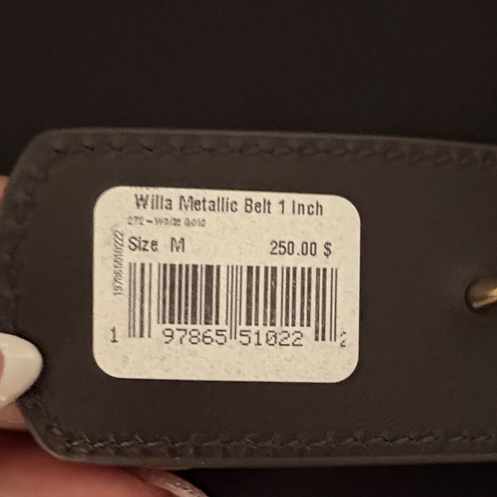 Tory Burch Willa Metallic Belt - Gold
100% Authentic - Picture 4 of 8